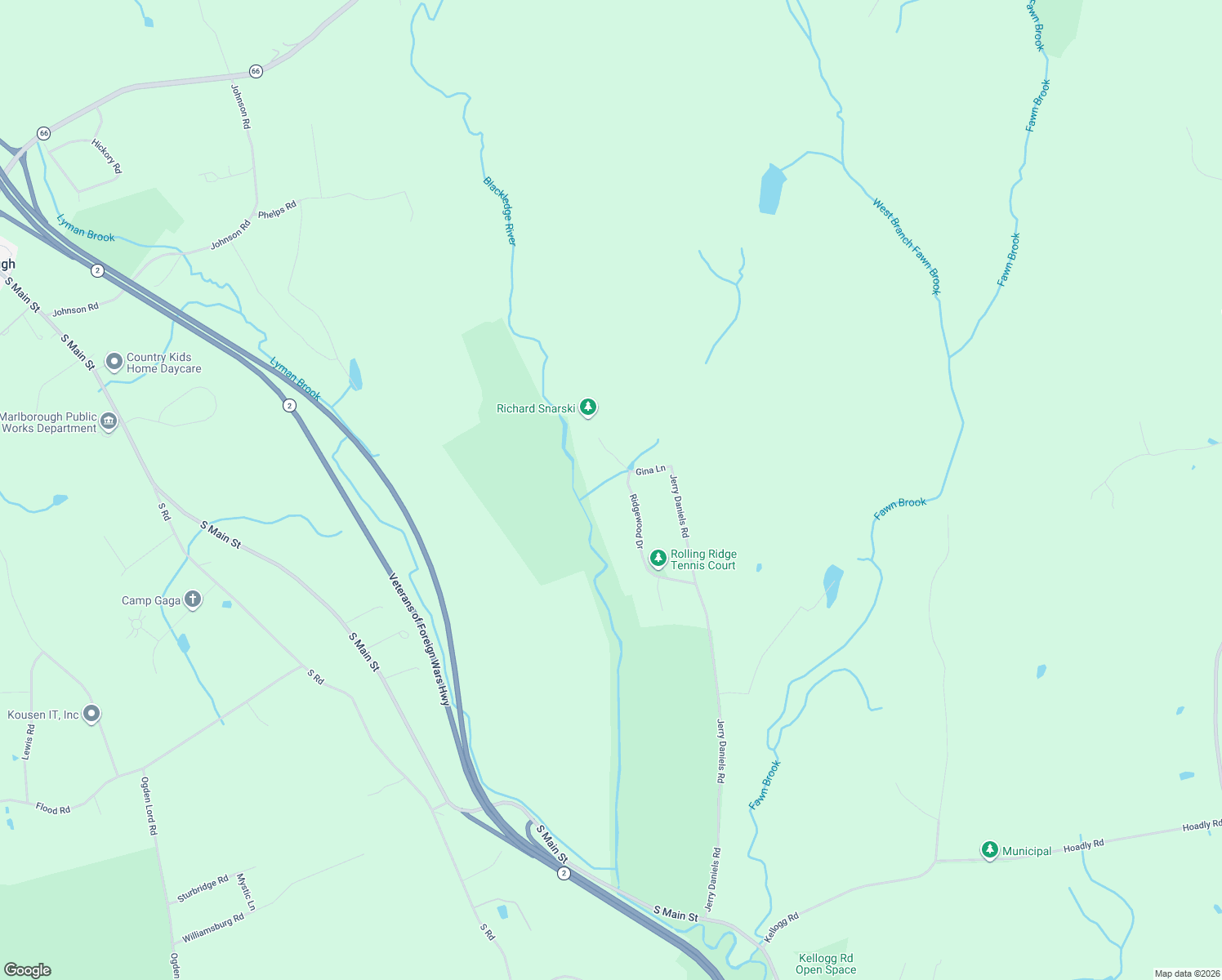 map of restaurants, bars, coffee shops, grocery stores, and more near 35 Ridgewood Drive in Marlborough