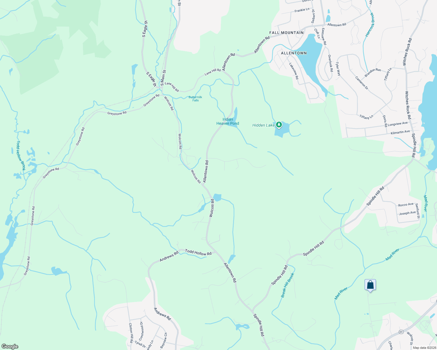 map of restaurants, bars, coffee shops, grocery stores, and more near 392 Allentown Road in Plymouth