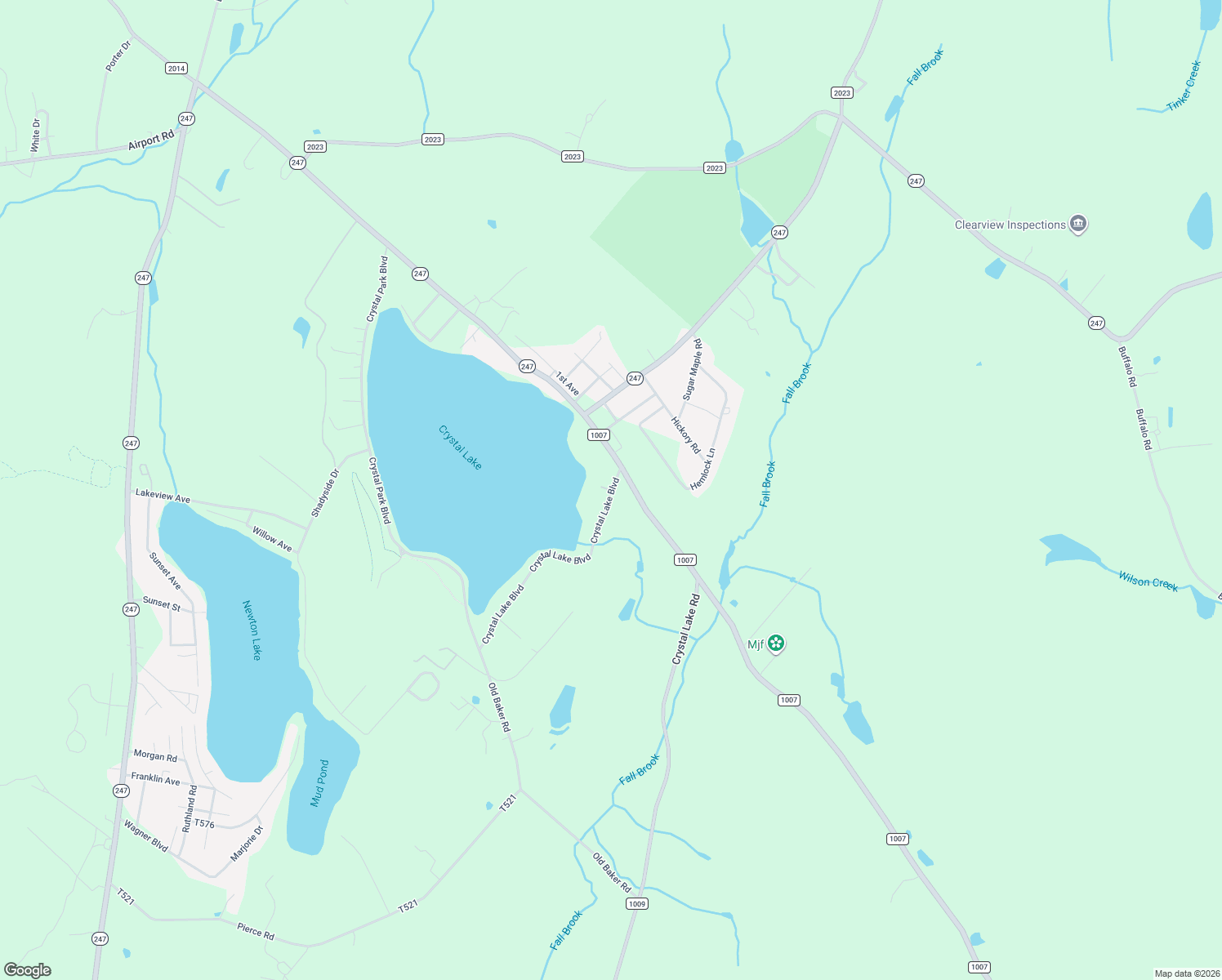 map of restaurants, bars, coffee shops, grocery stores, and more near 179 Crystal Lake Boulevard in Carbondale