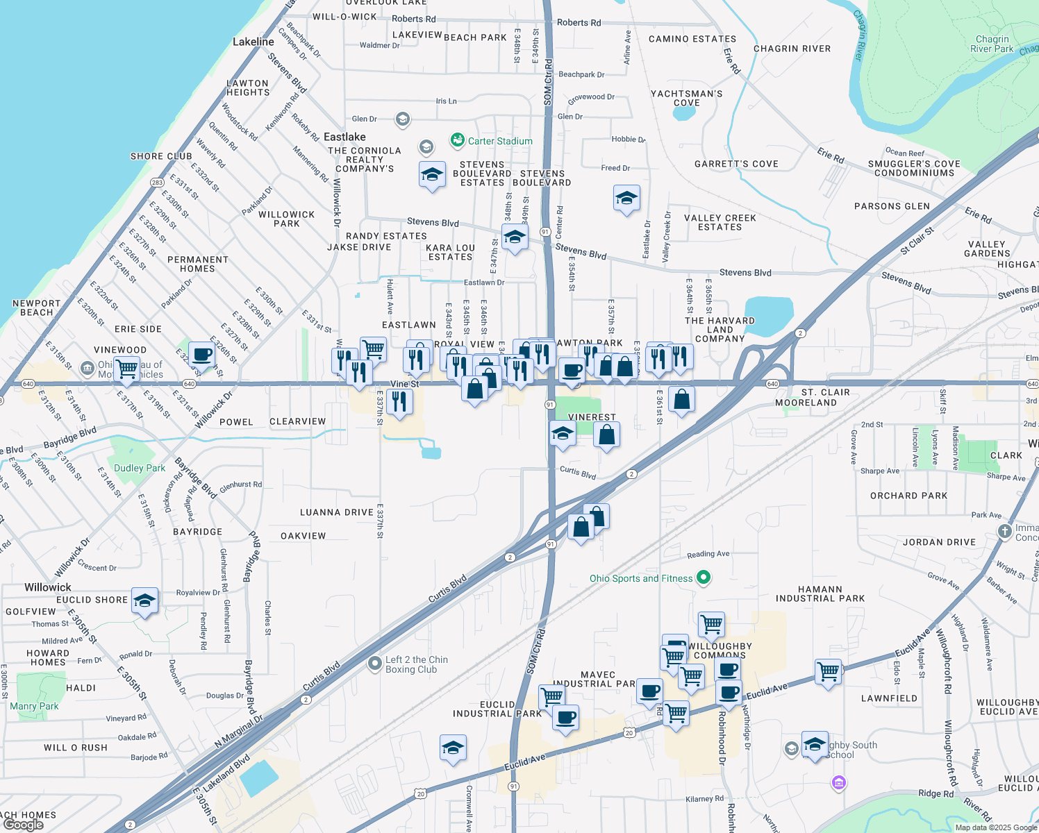 34800 Vine Street, Eastlake OH Walk Score
