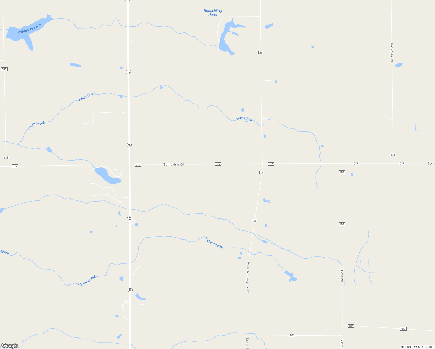 map of restaurants, bars, coffee shops, grocery stores, and more near 524 Tompkins Road in Jefferson