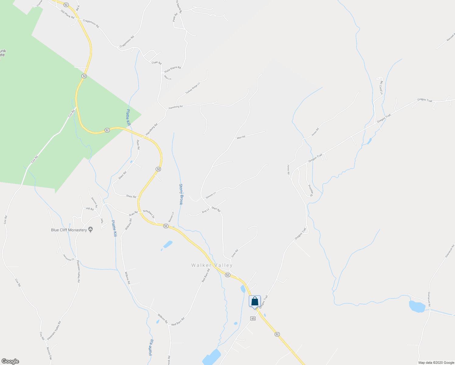 map of restaurants, bars, coffee shops, grocery stores, and more near 41 Sawyer Lane in Pine Bush