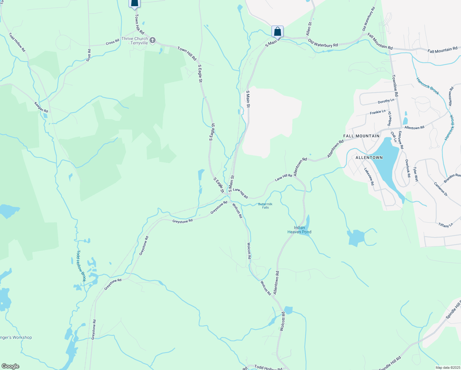 map of restaurants, bars, coffee shops, grocery stores, and more near 38 South Main Street in Plymouth