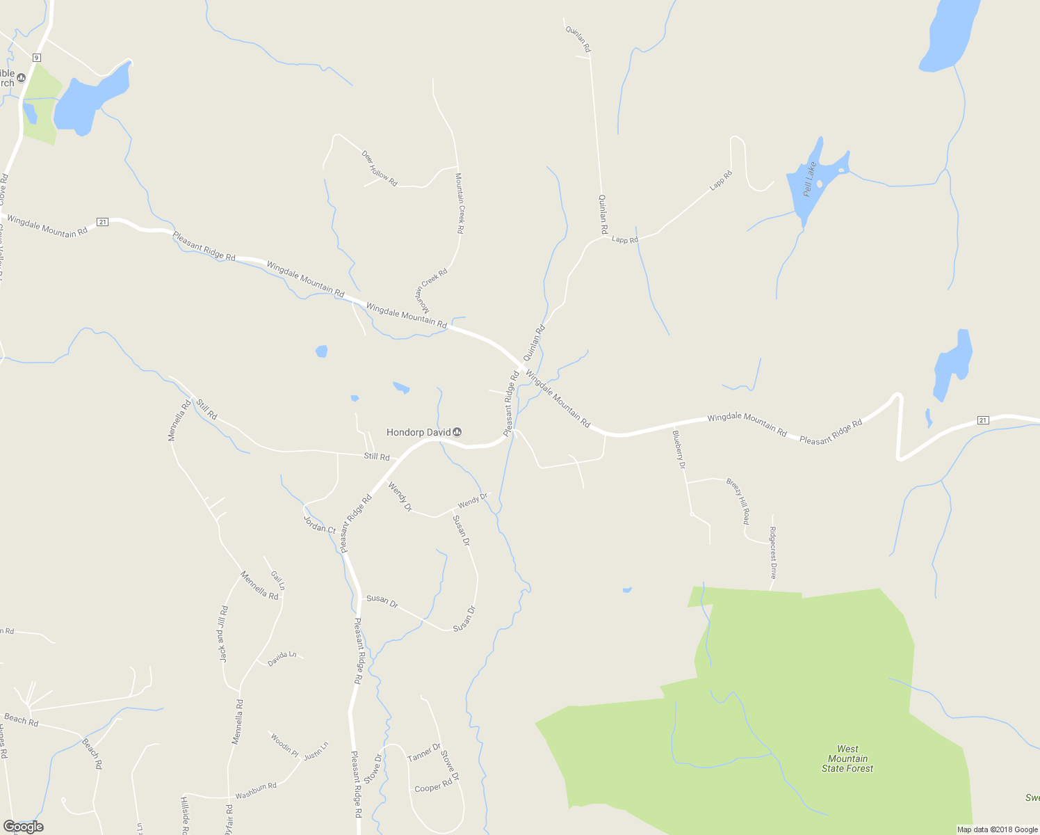map of restaurants, bars, coffee shops, grocery stores, and more near 488 Pleasant Ridge Road in Poughquag