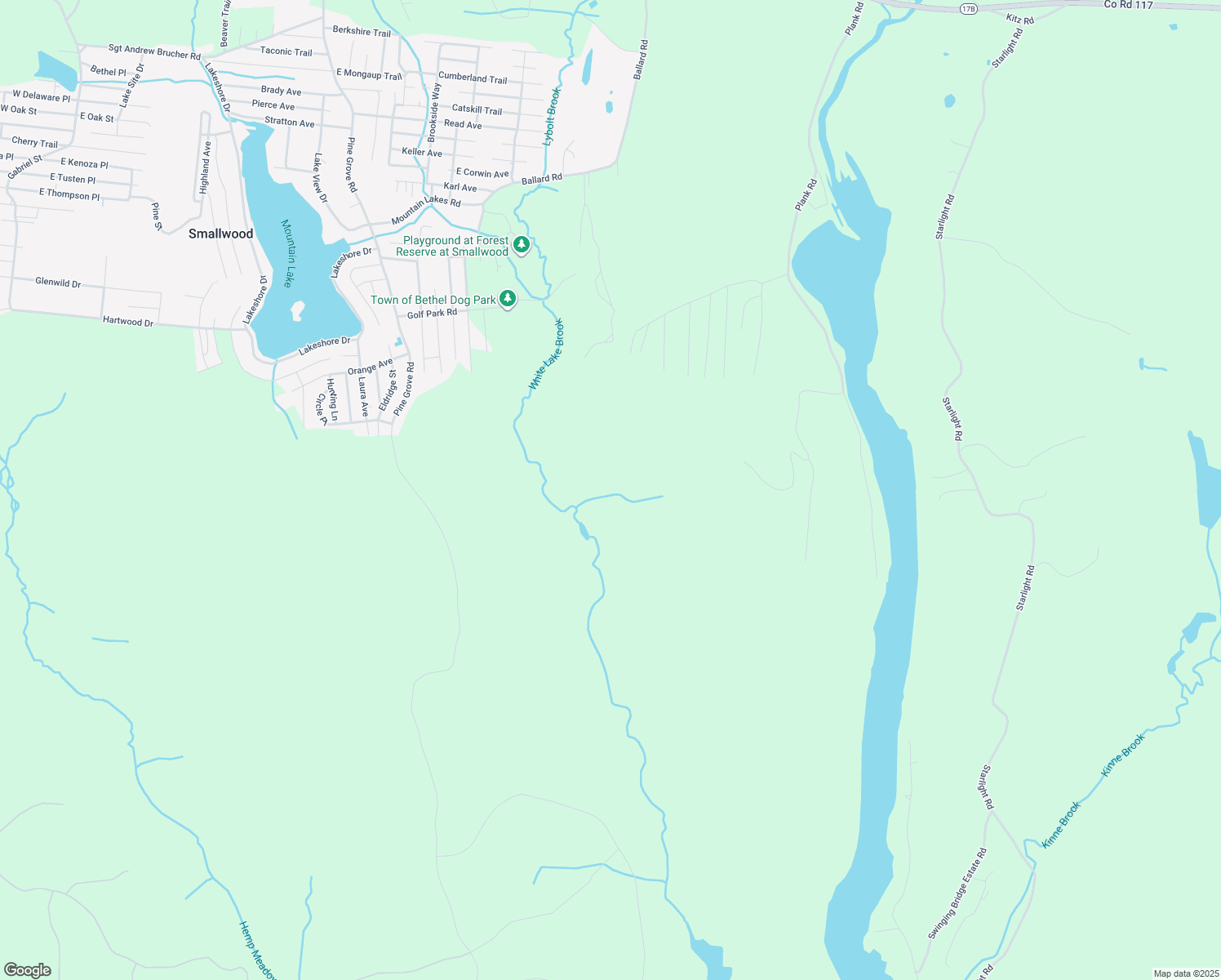 map of restaurants, bars, coffee shops, grocery stores, and more near in Mongaup Valley
