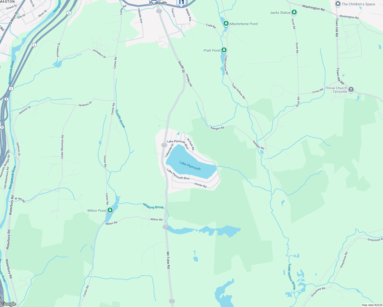 map of restaurants, bars, coffee shops, grocery stores, and more near 101 Lake Plymouth Boulevard in Plymouth