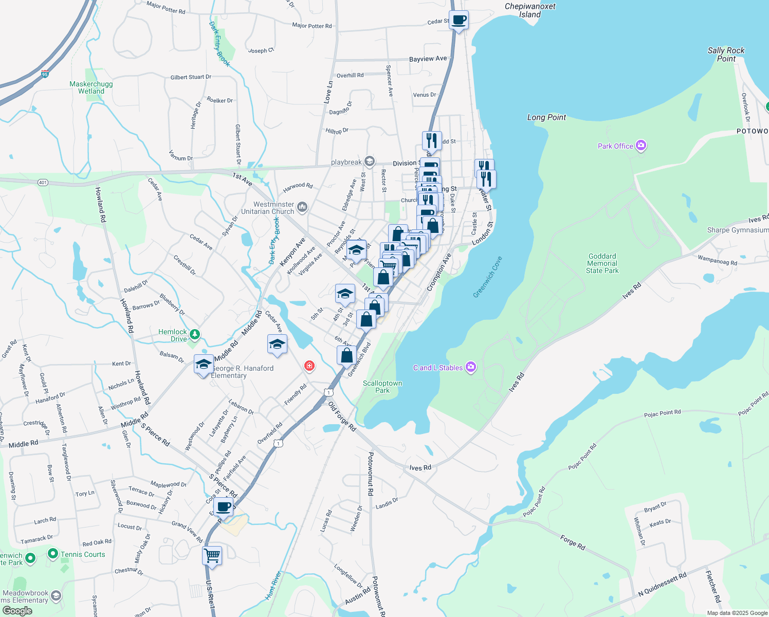 700 Main St, East Greenwich RI Walk Score