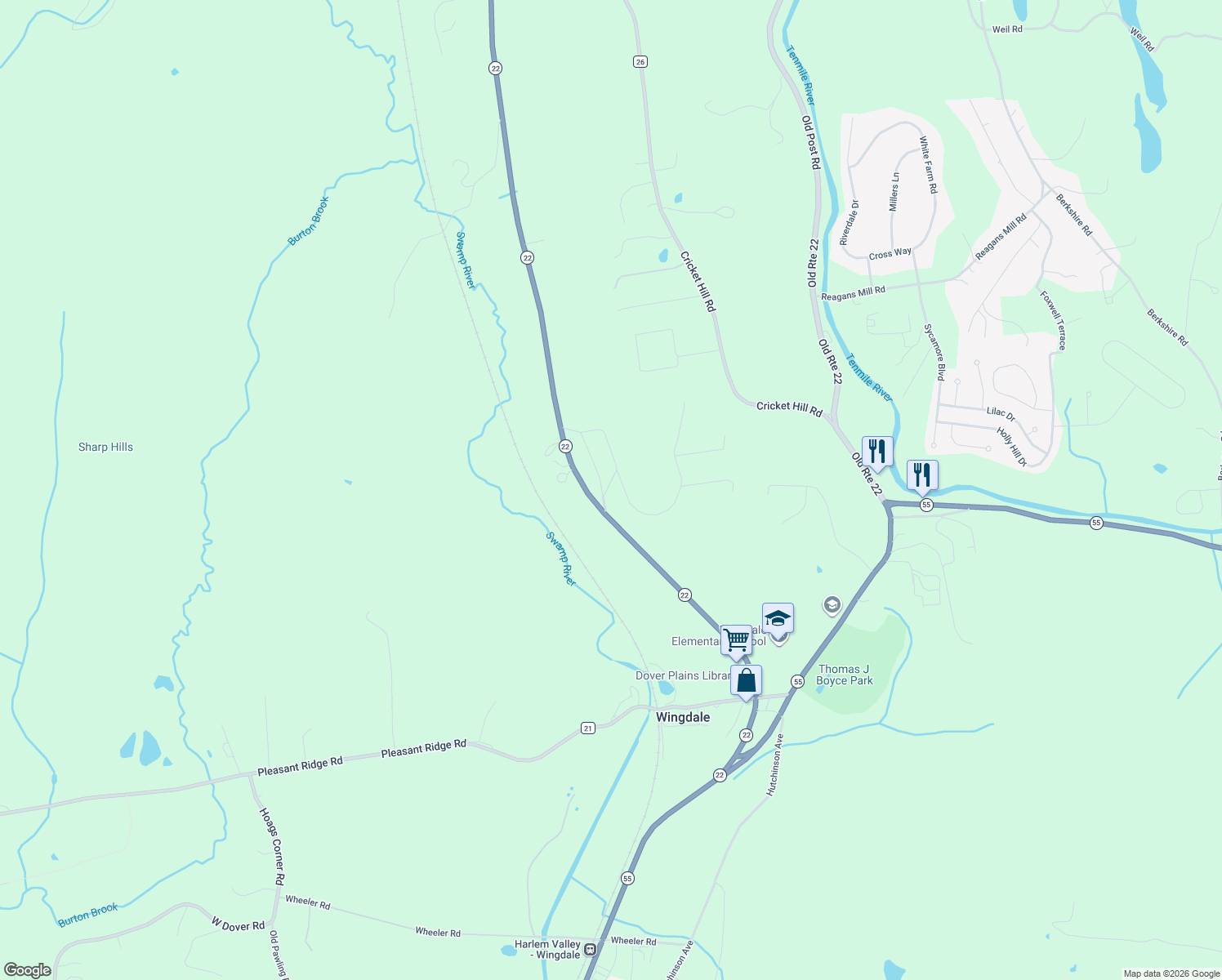 47 Rural Avenue, Wingdale NY Walk Score