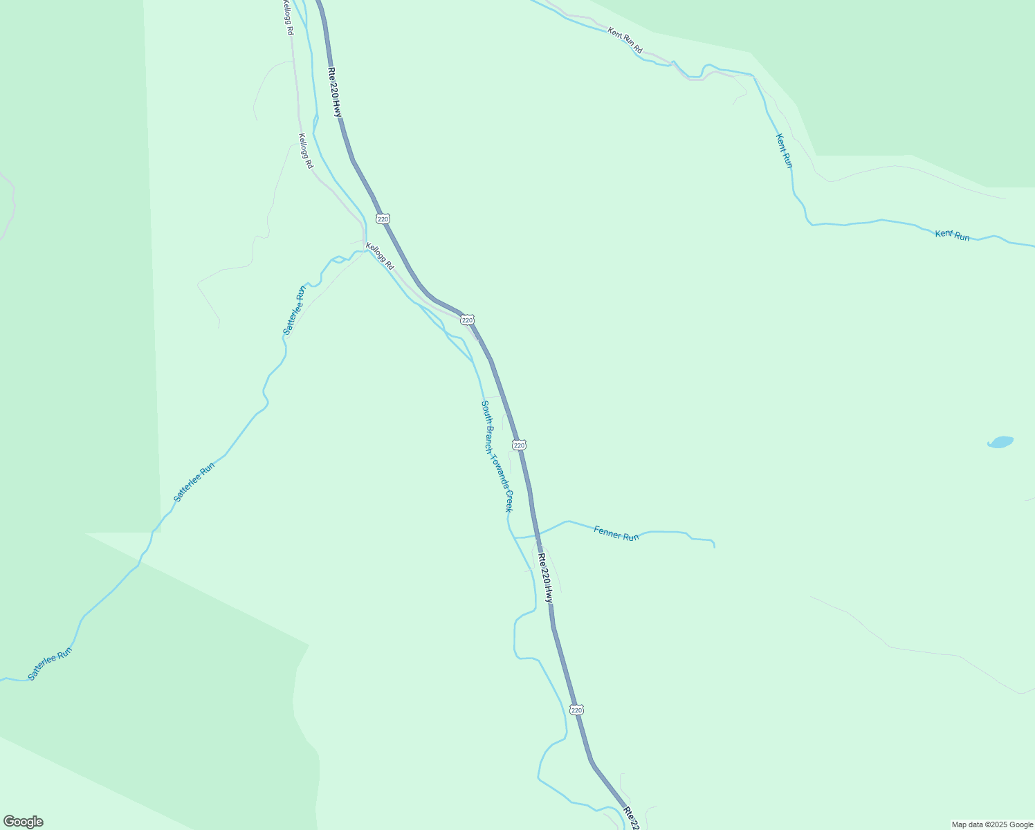 map of restaurants, bars, coffee shops, grocery stores, and more near 8008 US Highway 220 in Towanda