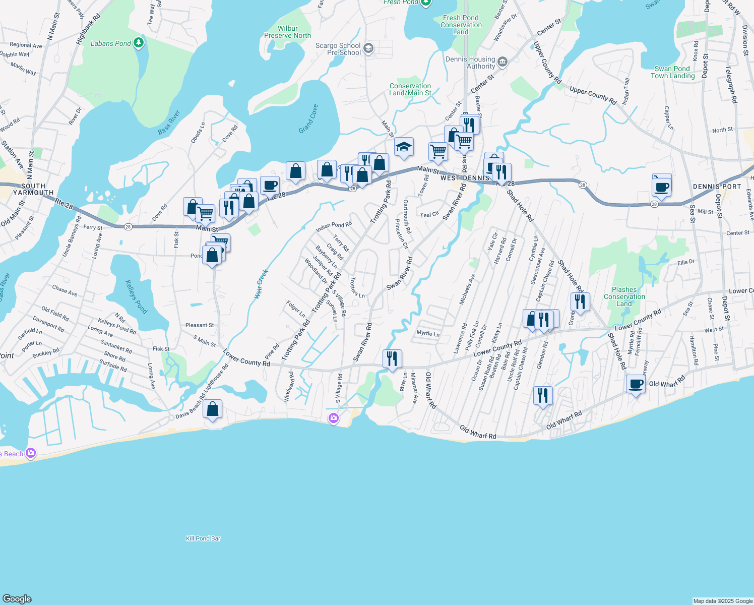 74 Swan River Road, Dennis MA Walk Score
