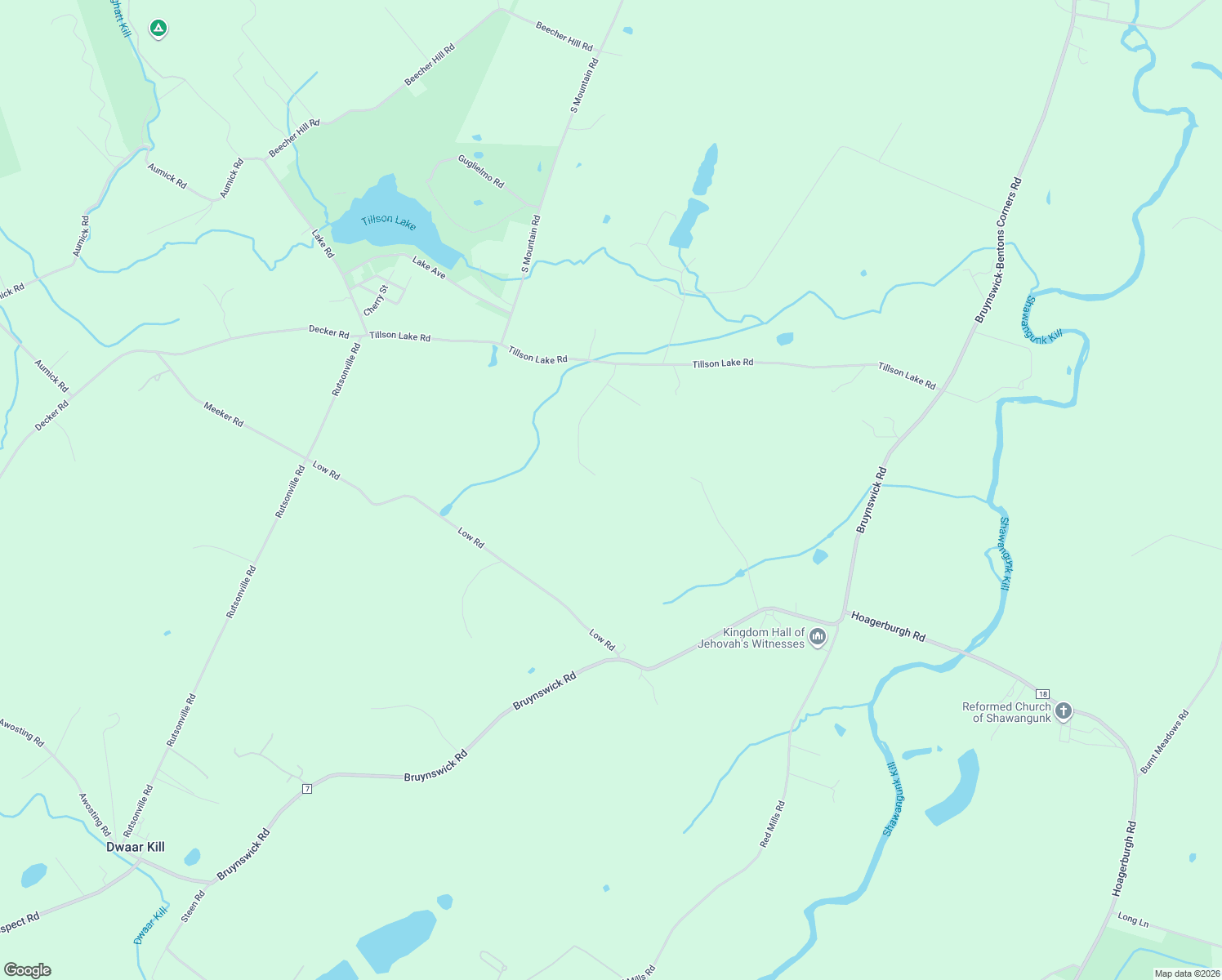 map of restaurants, bars, coffee shops, grocery stores, and more near 68 Saddleback Ridge in Wallkill