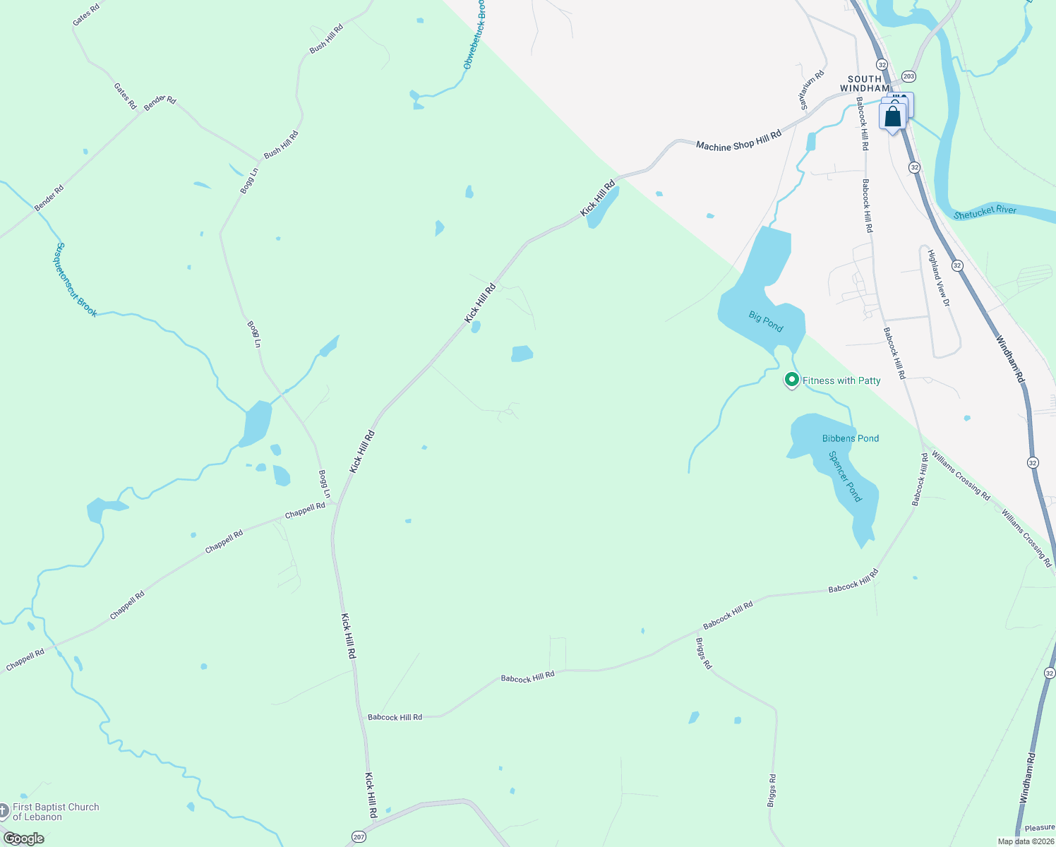 map of restaurants, bars, coffee shops, grocery stores, and more near 1 Gregory Road in Lebanon