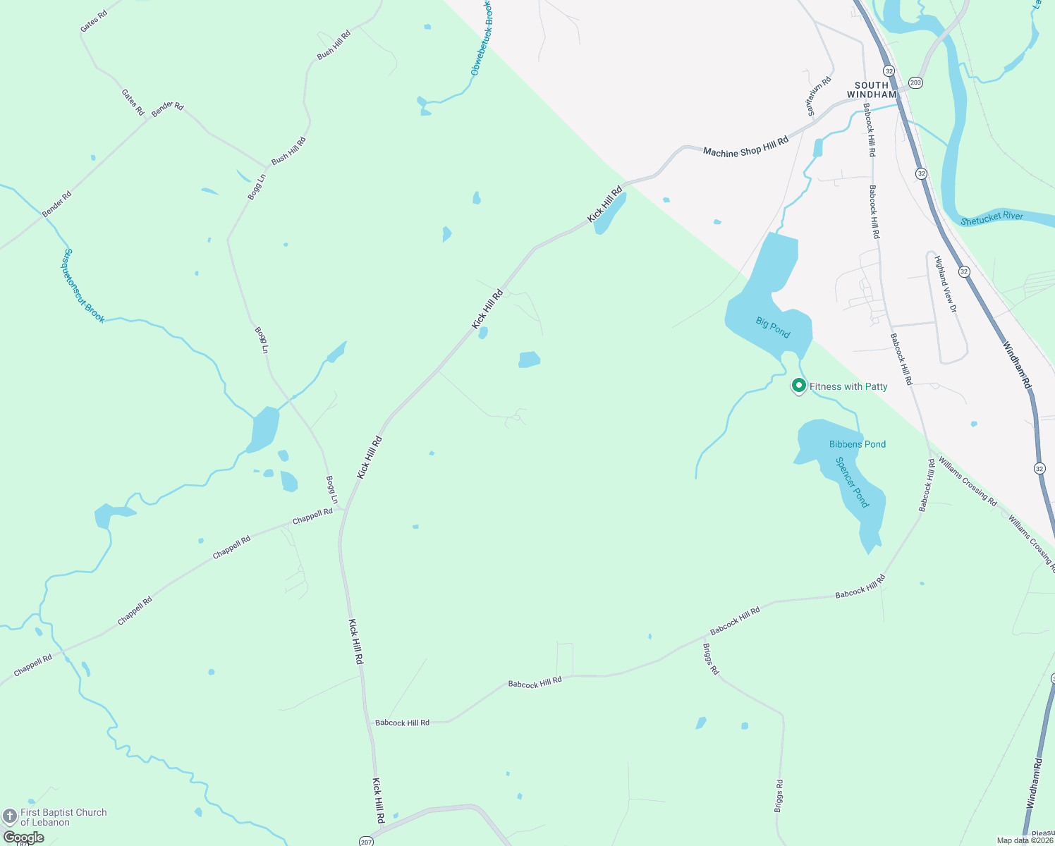 map of restaurants, bars, coffee shops, grocery stores, and more near 1 Gregory Road in Lebanon