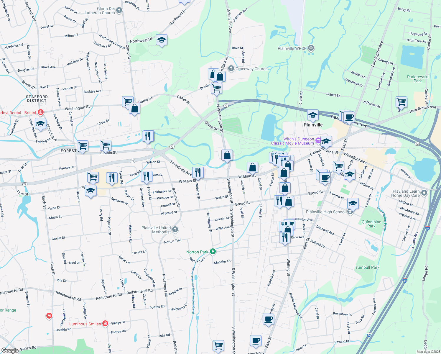 165 West Main Street, Plainville CT Walk Score
