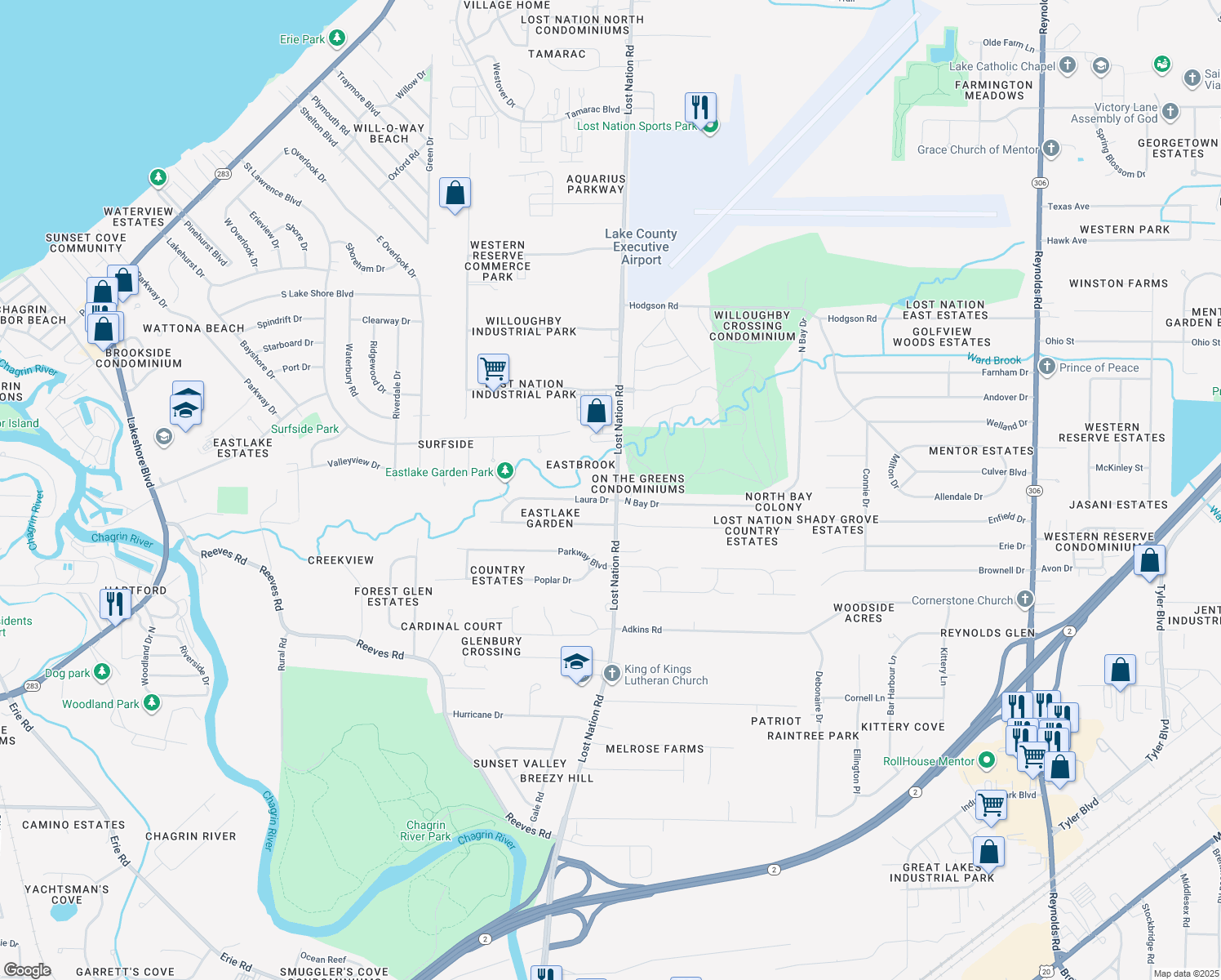 2416 Lost Nation Road, Eastlake OH Walk Score