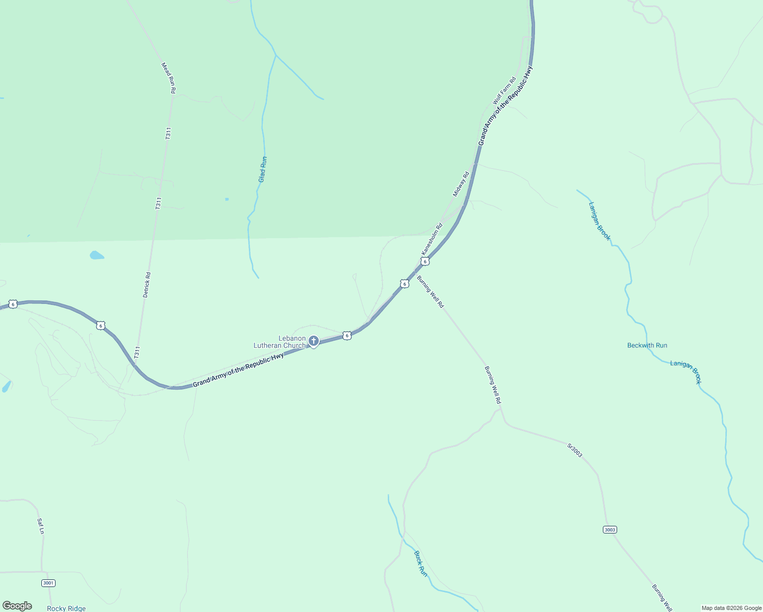 map of restaurants, bars, coffee shops, grocery stores, and more near E Brick Rd in Kane