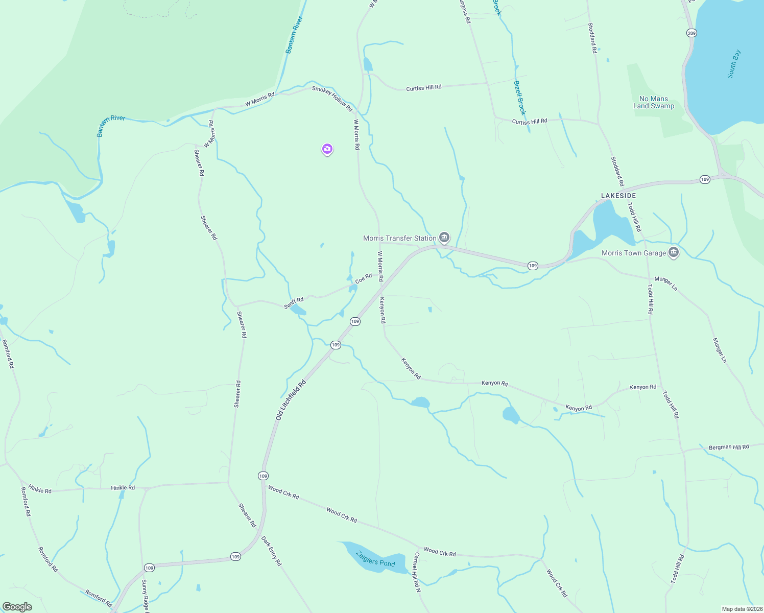 map of restaurants, bars, coffee shops, grocery stores, and more near 387 Kenyon Road in Morris