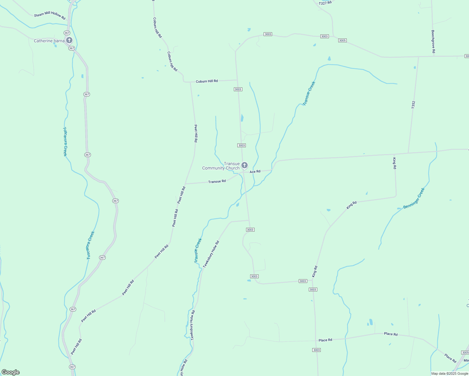 map of restaurants, bars, coffee shops, grocery stores, and more near 2709 State Route 3003 in Laceyville