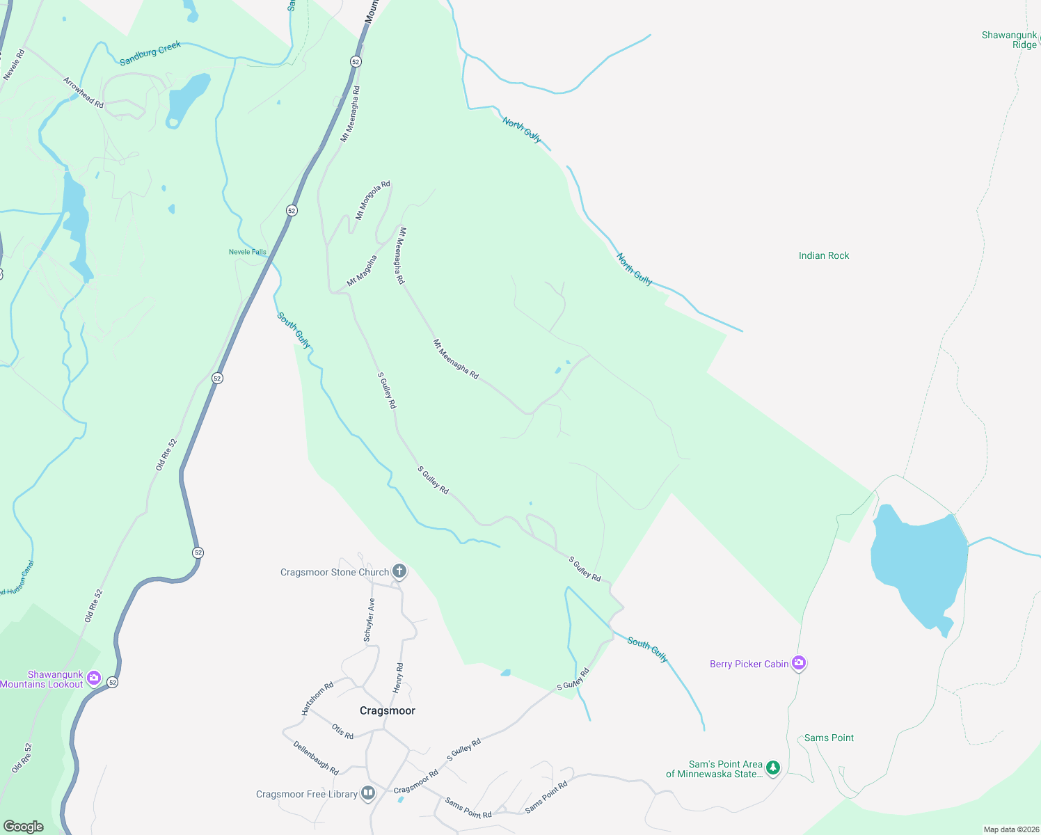map of restaurants, bars, coffee shops, grocery stores, and more near 110 Mt Meenagha Rd in Ellenville