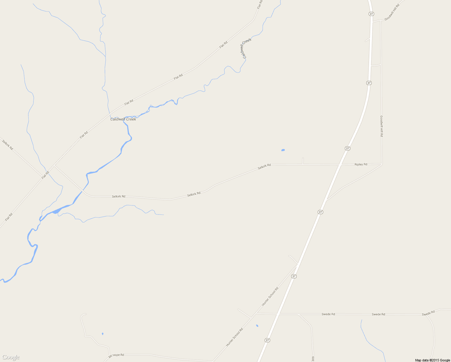 map of restaurants, bars, coffee shops, grocery stores, and more near 1179 Selkirk Road in Grand Valley