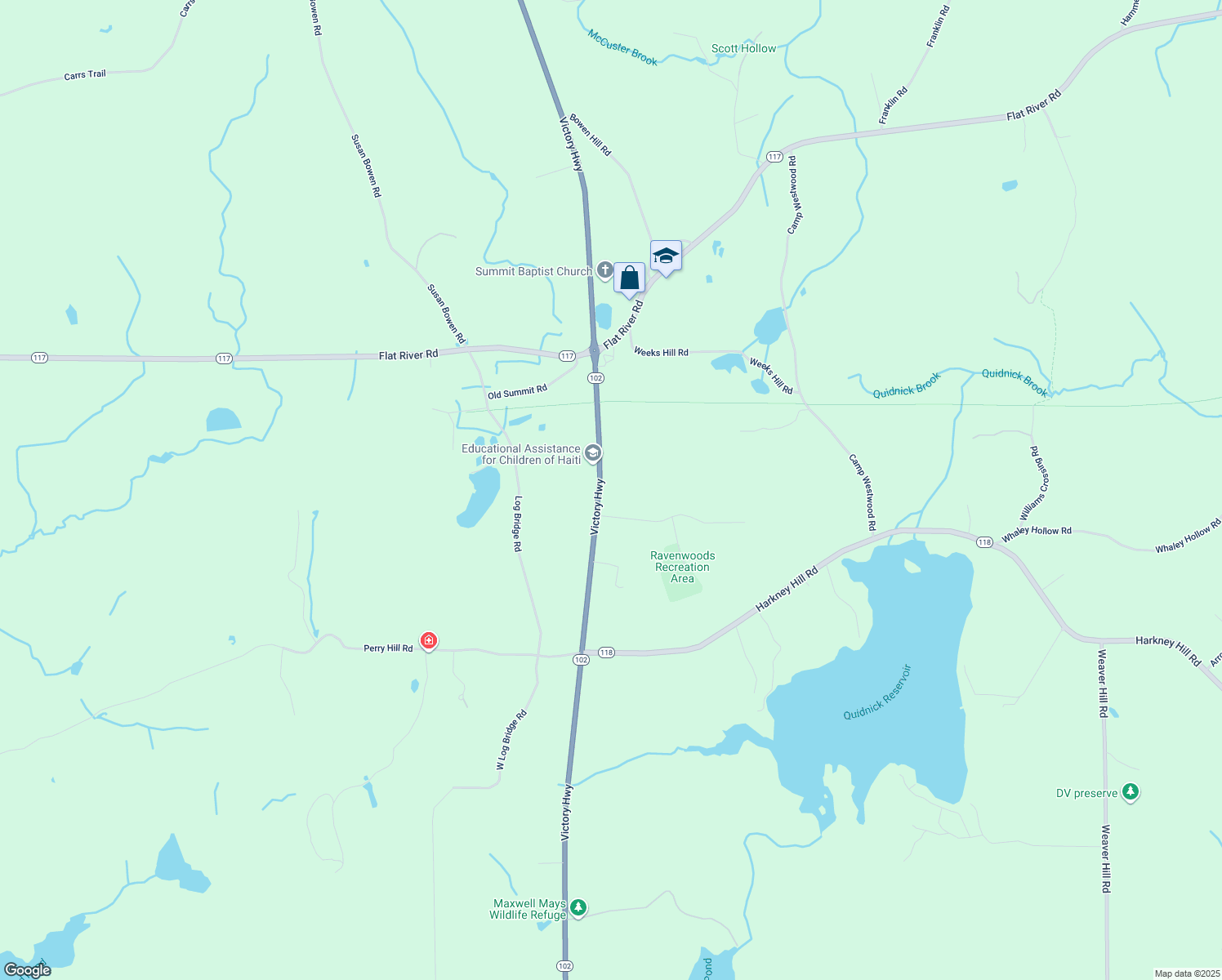 map of restaurants, bars, coffee shops, grocery stores, and more near 1462 Victory Highway in Coventry