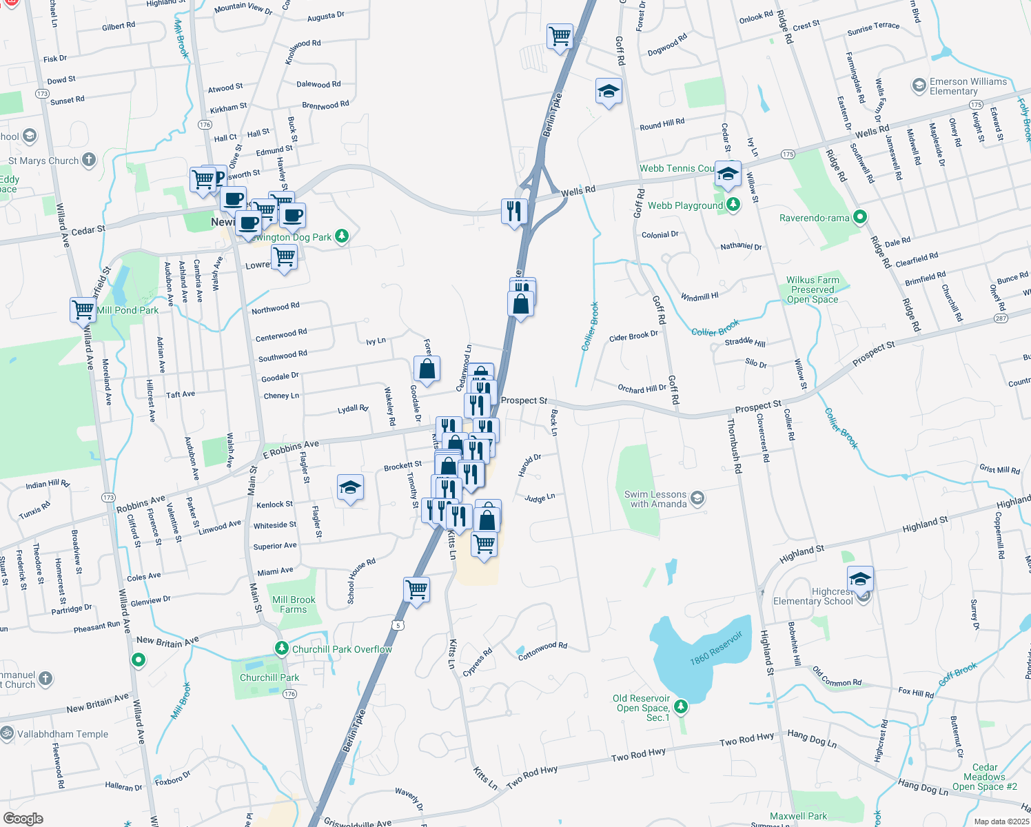 Chaplin Street, Newington CT Walk Score