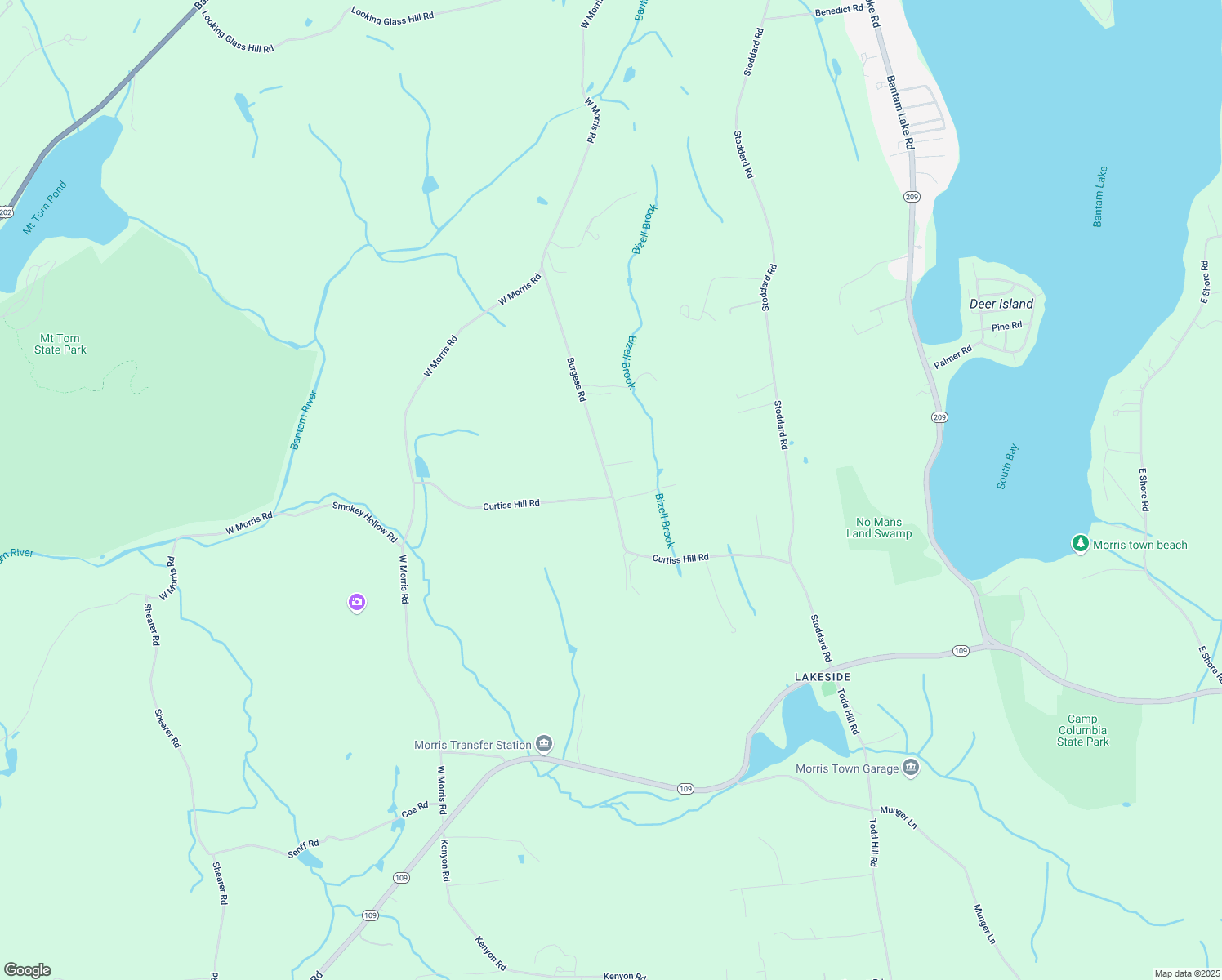 map of restaurants, bars, coffee shops, grocery stores, and more near 2 Burgess Rd in Morris