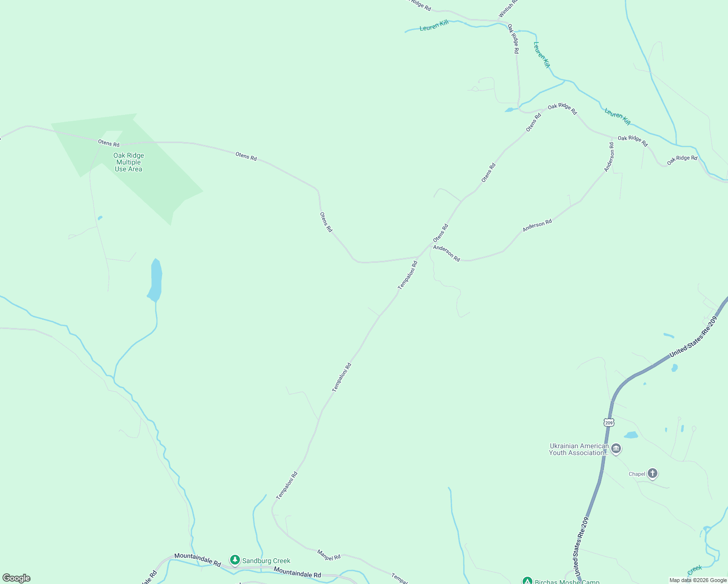 map of restaurants, bars, coffee shops, grocery stores, and more near 50 Tempaloni Road in Ellenville