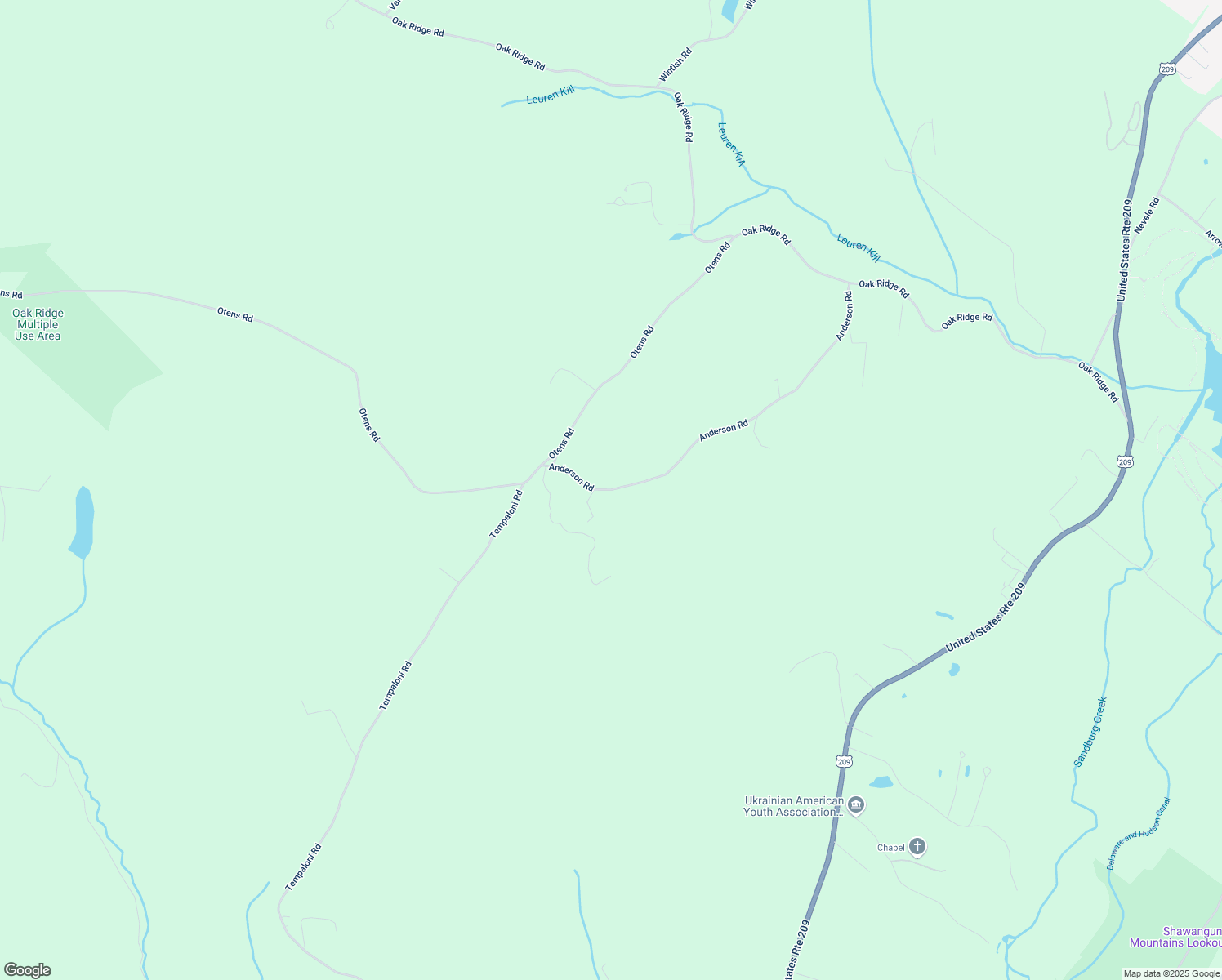 map of restaurants, bars, coffee shops, grocery stores, and more near 28 Anderson Road in Ellenville