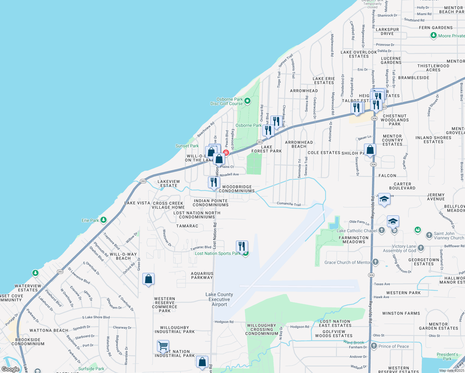 1263 Lost Nation Road, Willoughby OH Walk Score