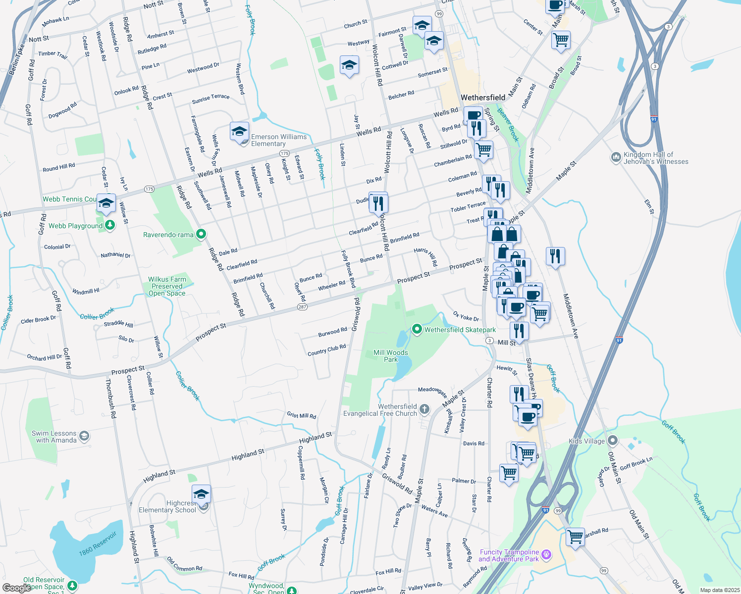 226 Prospect Street, Wethersfield CT Walk Score