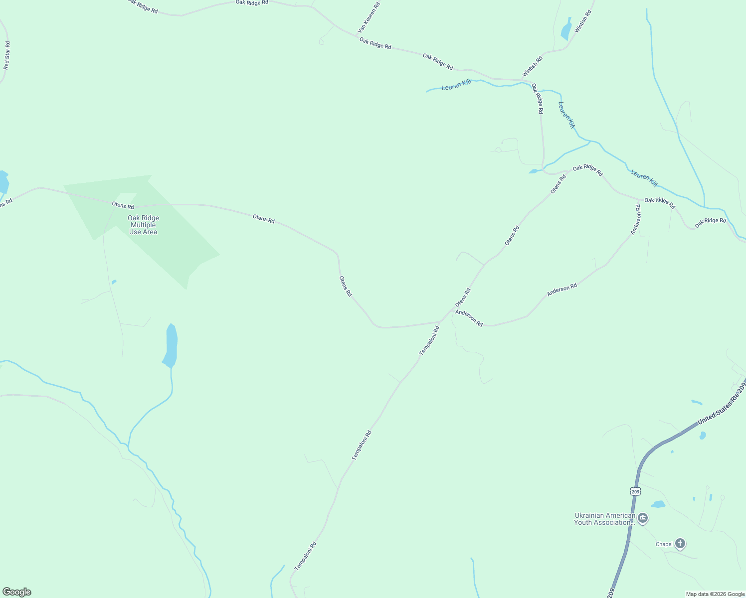 map of restaurants, bars, coffee shops, grocery stores, and more near 168 Otens Road in Ellenville