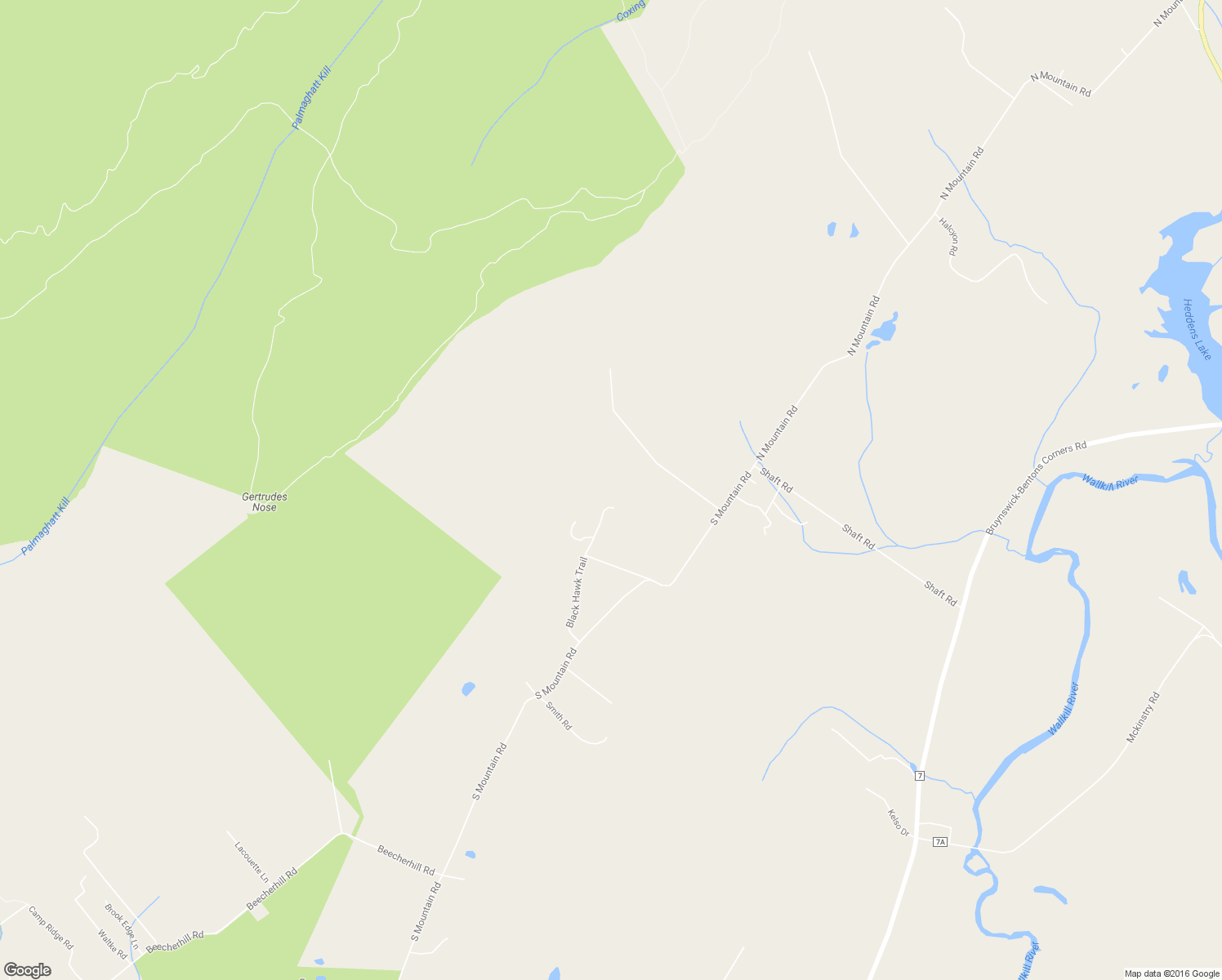 map of restaurants, bars, coffee shops, grocery stores, and more near 66 Black Hawk Trail in Gardiner