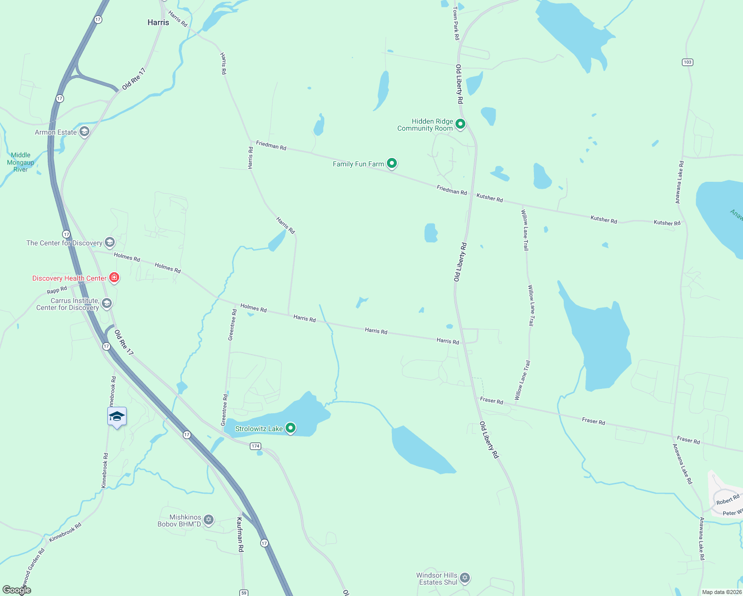 map of restaurants, bars, coffee shops, grocery stores, and more near 401 Harris Road in Monticello