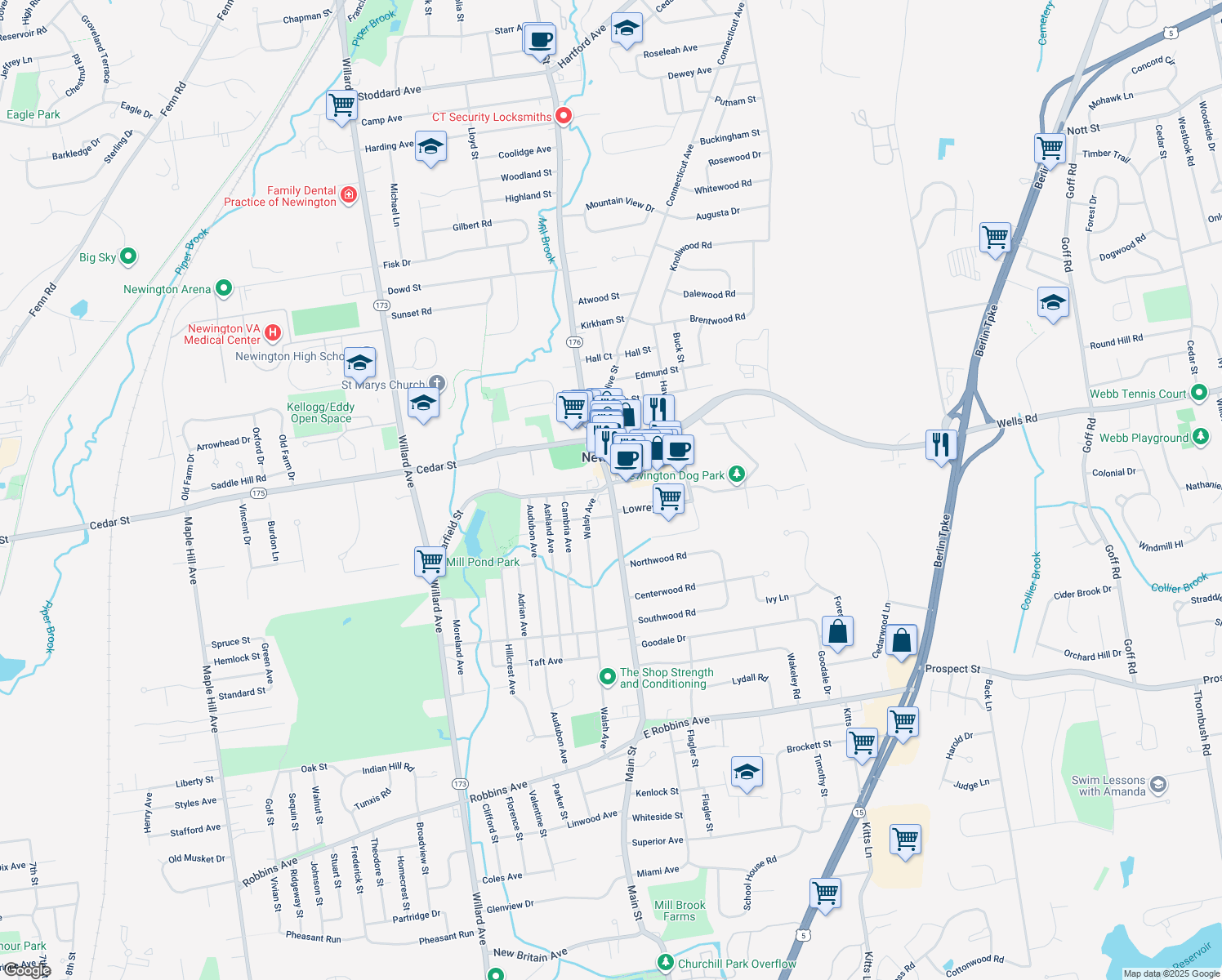 Main Street, Newington CT Walk Score