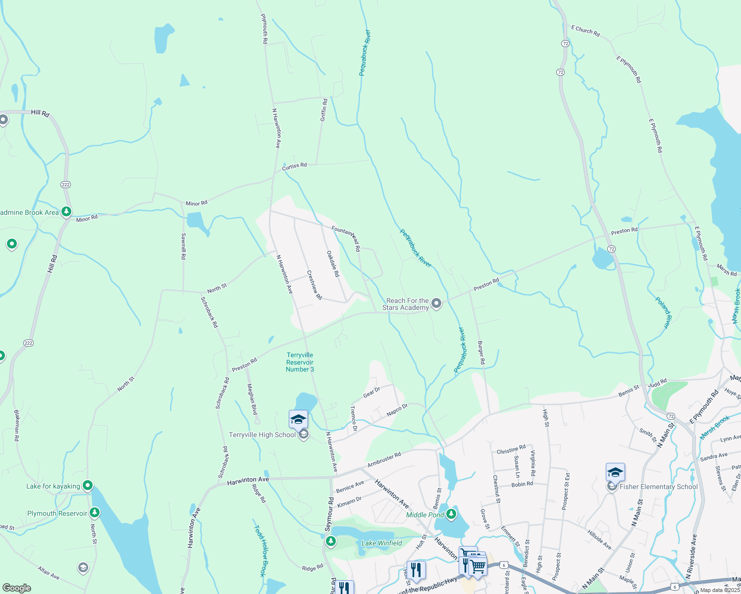 35 Fountainhead Road, Plymouth CT Walk Score