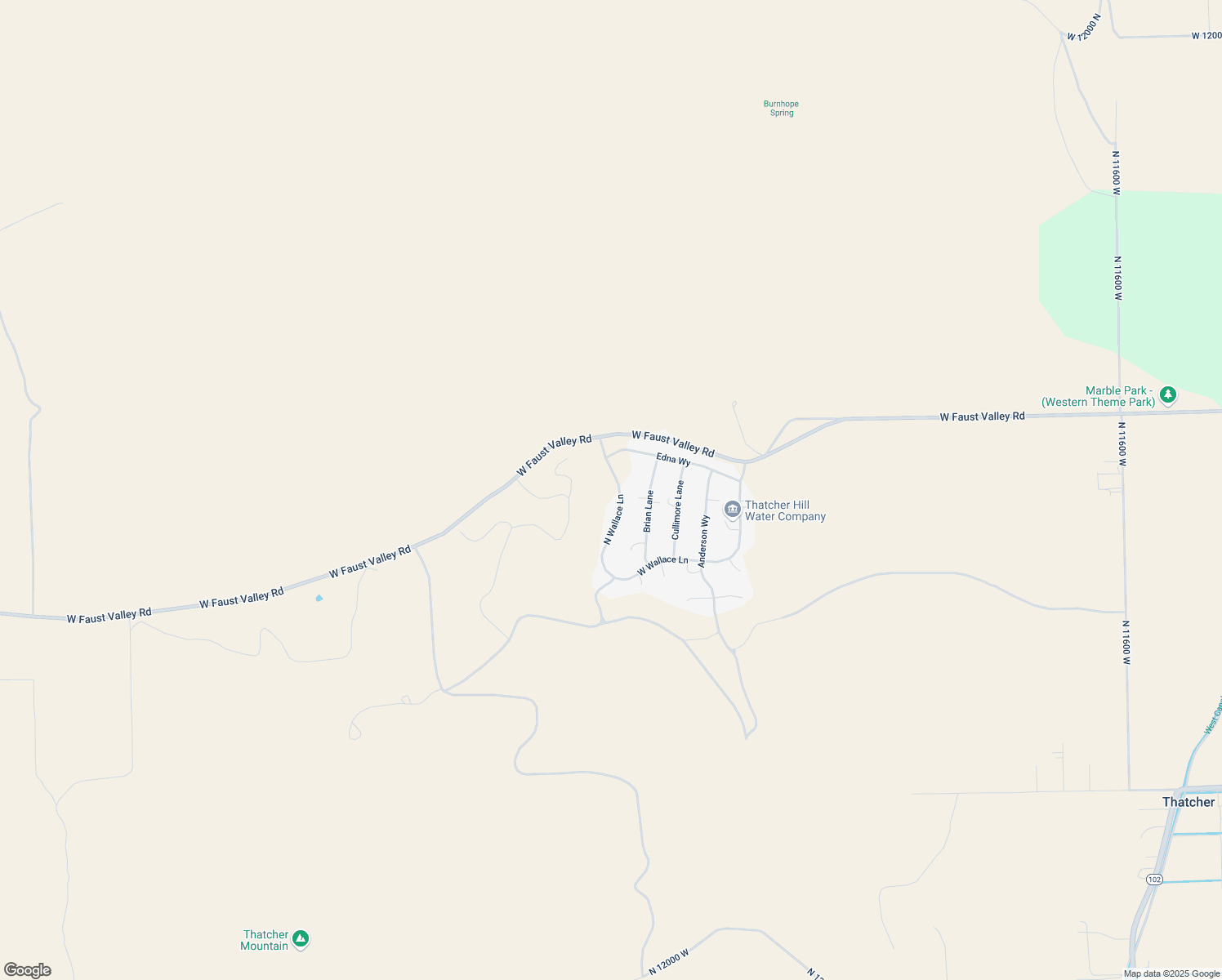 map of restaurants, bars, coffee shops, grocery stores, and more near 11053 North Wallace Lane in Tremonton