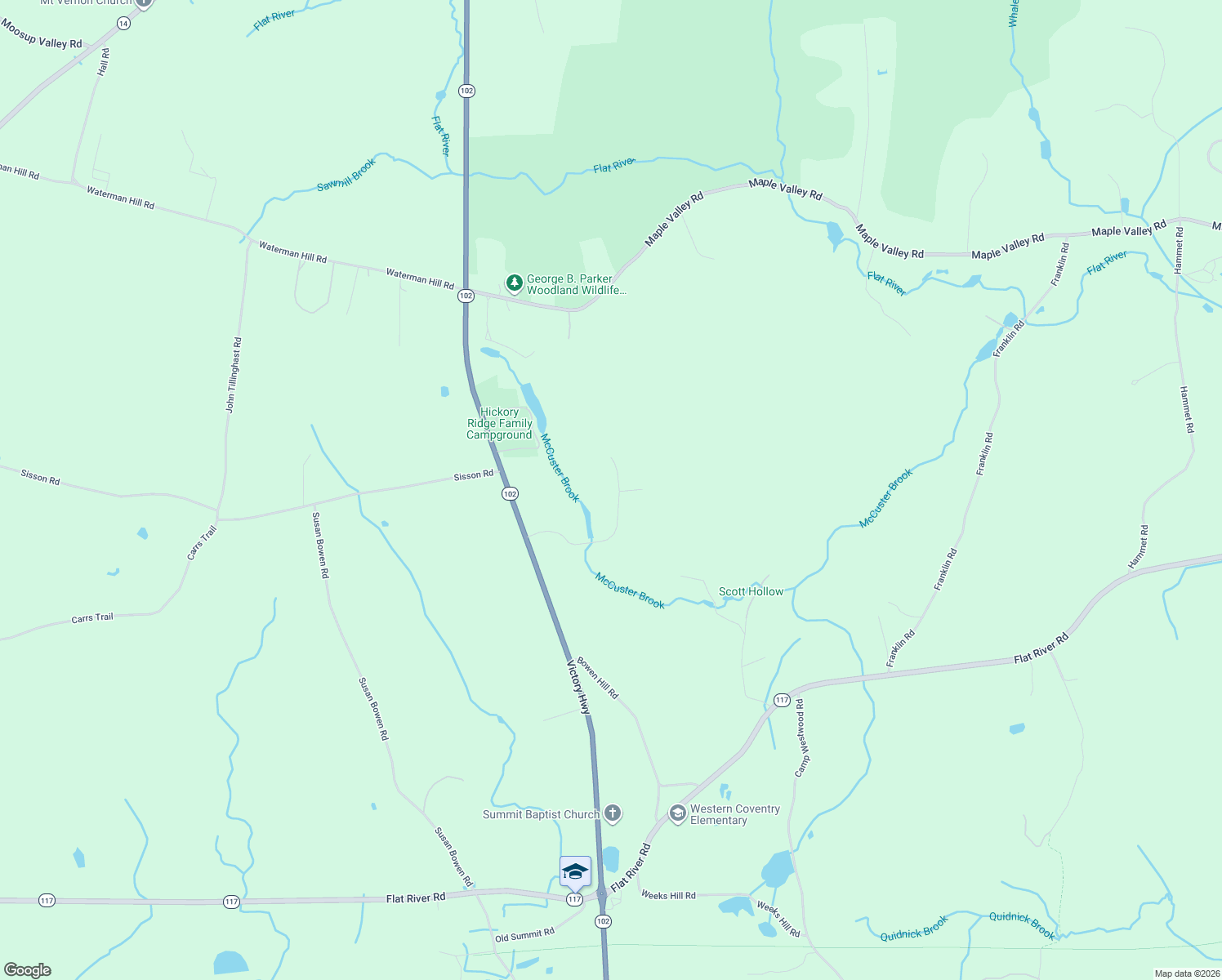 map of restaurants, bars, coffee shops, grocery stores, and more near 756 Victory Highway in Coventry