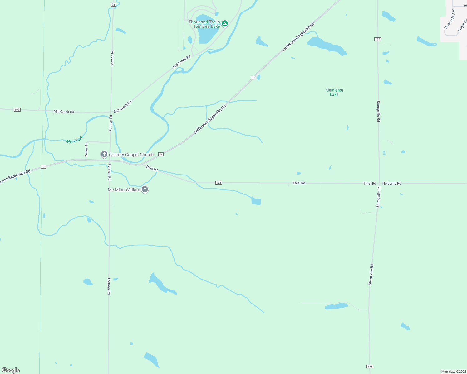 map of restaurants, bars, coffee shops, grocery stores, and more near 1878 Thiel Rd in Jefferson