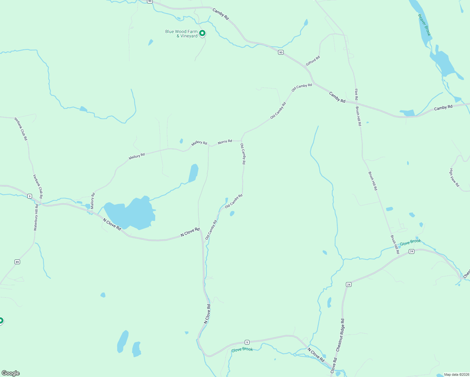 map of restaurants, bars, coffee shops, grocery stores, and more near 137 Old Camby Road in Verbank