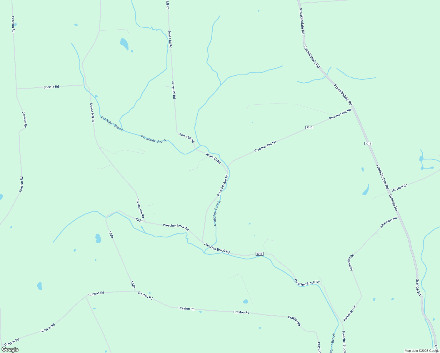 map of restaurants, bars, coffee shops, grocery stores, and more near 2095 Preacher Brook Road in Burlington