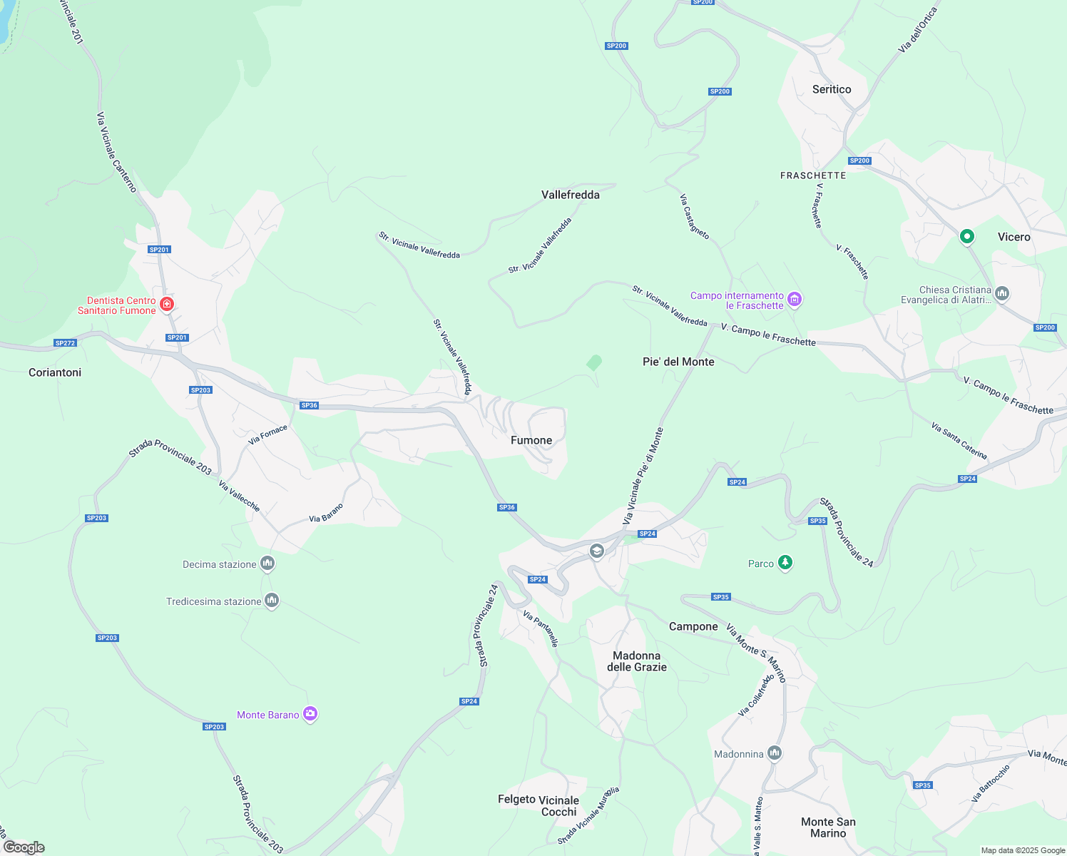 map of restaurants, bars, coffee shops, grocery stores, and more near 81 Via Risorgimento in Albano Laziale