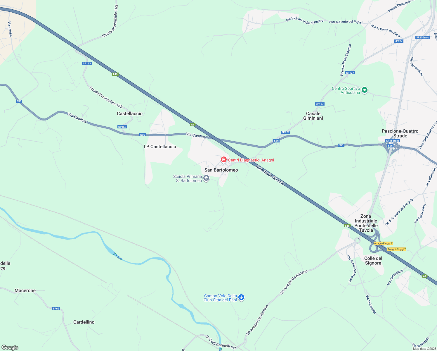 map of restaurants, bars, coffee shops, grocery stores, and more near 4B Via Cangiano San Bartolomeo in San Bartolomeo