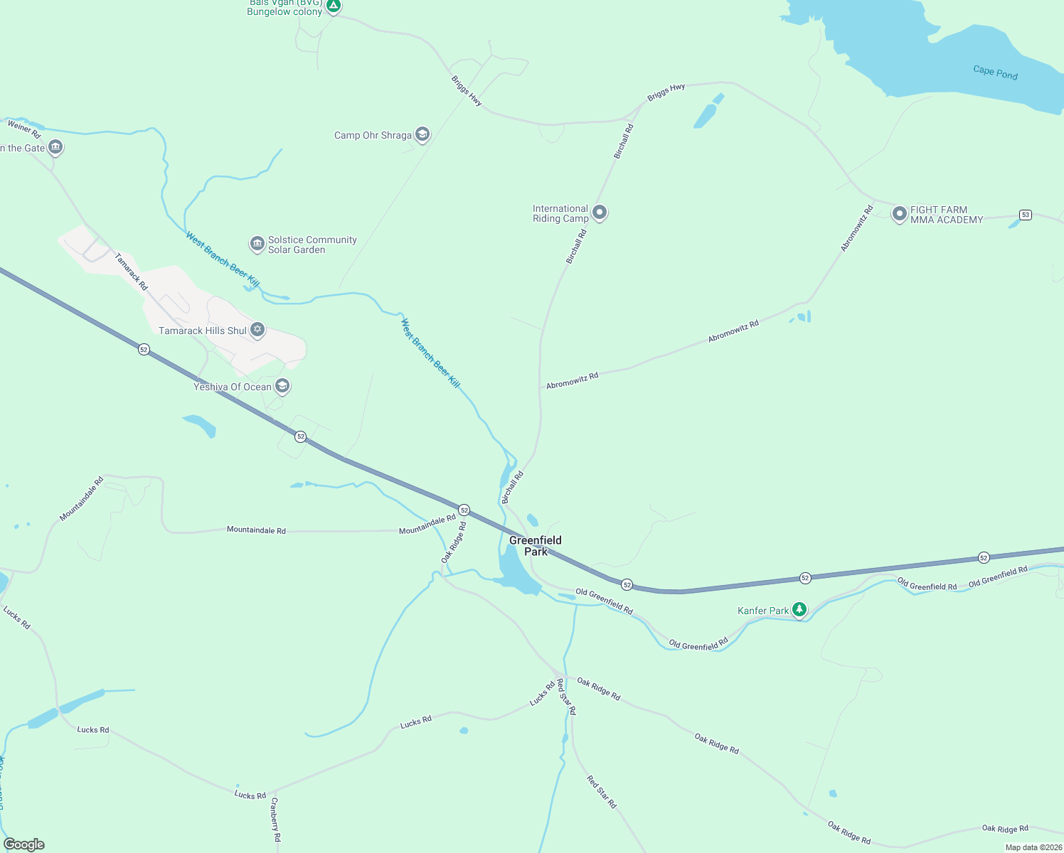 map of restaurants, bars, coffee shops, grocery stores, and more near 61 Birchall Road in Greenfield Park