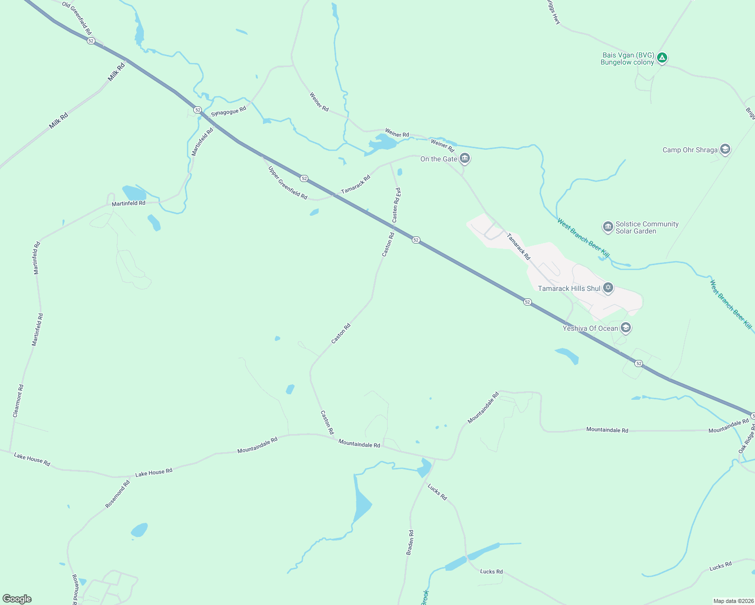 map of restaurants, bars, coffee shops, grocery stores, and more near 59 Caston Road in Greenfield Park