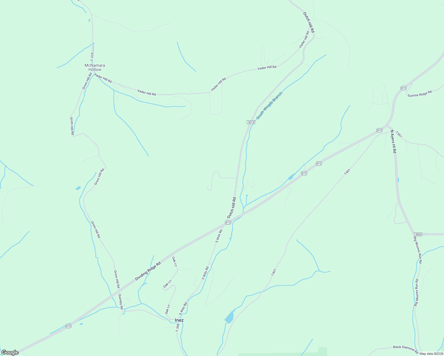 map of restaurants, bars, coffee shops, grocery stores, and more near Labrador Lane in Potter County