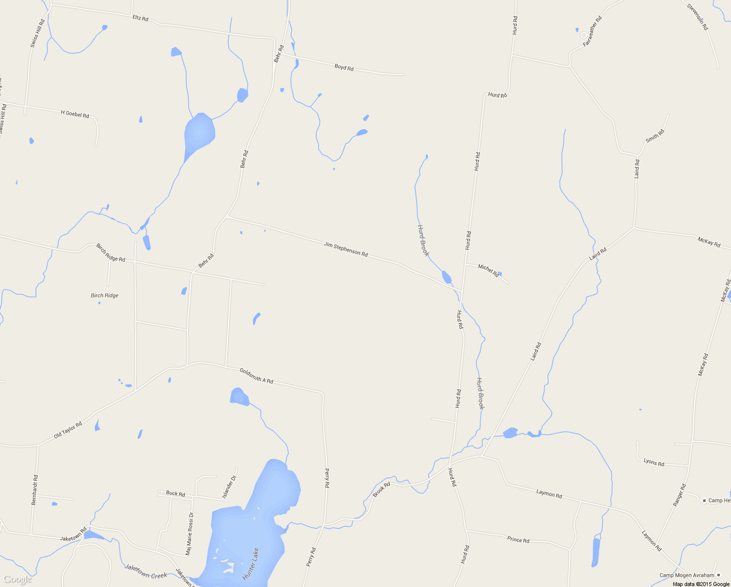 map of restaurants, bars, coffee shops, grocery stores, and more near 111 Jim Stephenson Road in Swan Lake