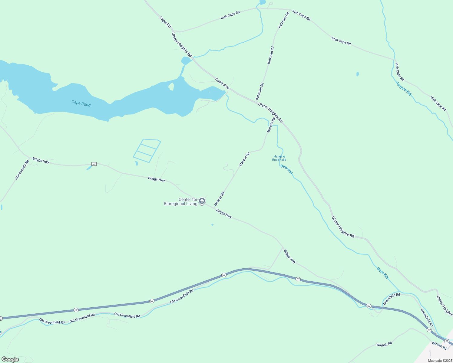 map of restaurants, bars, coffee shops, grocery stores, and more near 130 Marcus Road in Ellenville