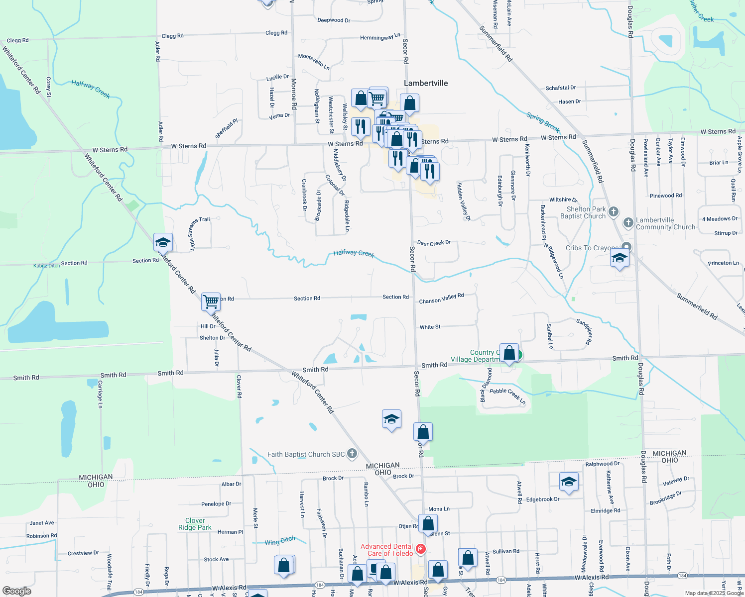 3495 Section Road, Lambertville MI Walk Score