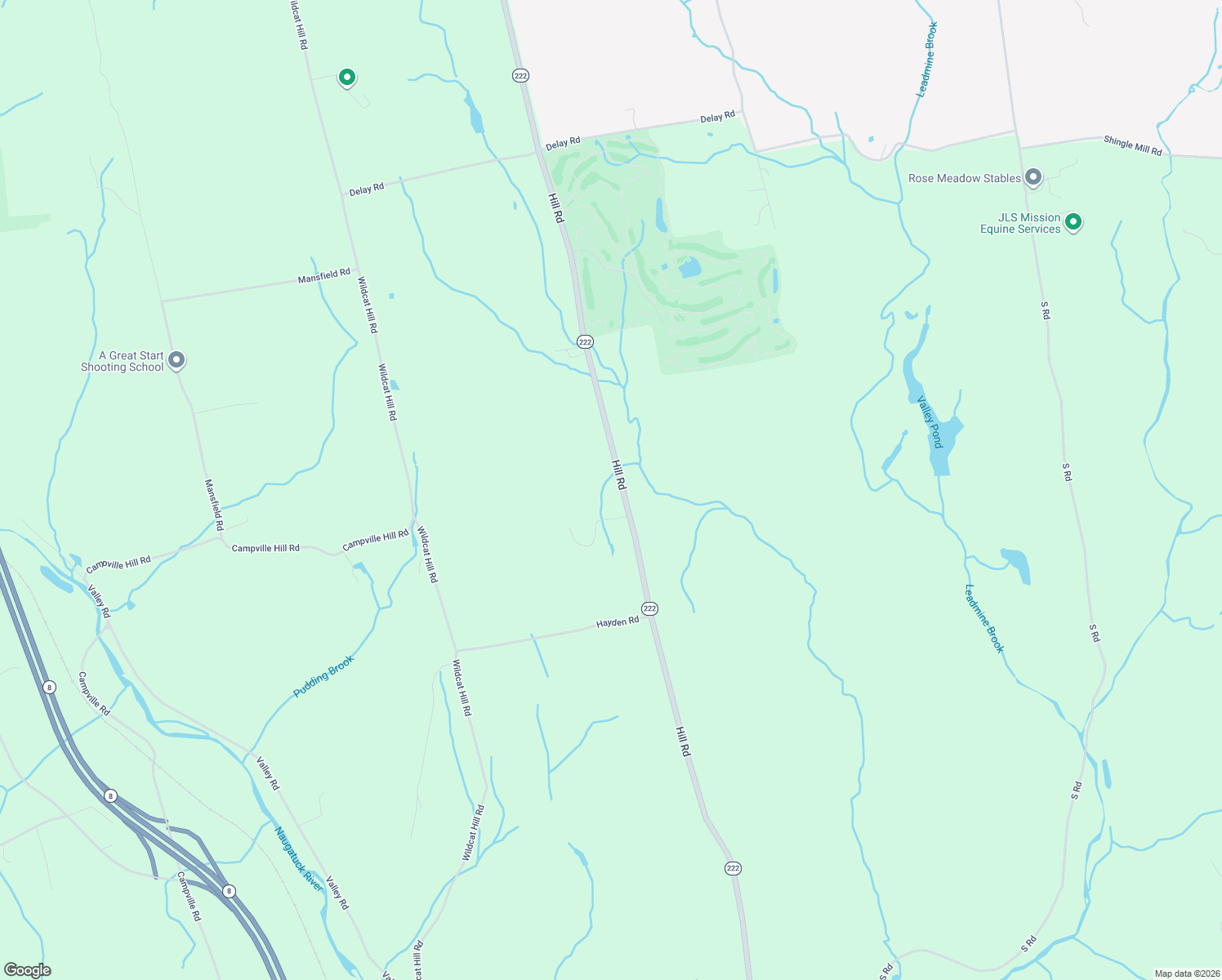 map of restaurants, bars, coffee shops, grocery stores, and more near 395 Hill Road in Harwinton